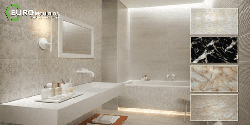 Nâng tầm vẻ đẹp phòng tắm với tấm ốp tường sang trọng