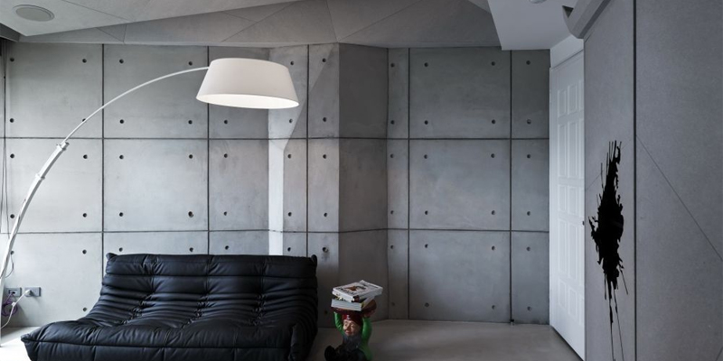 Tấm ốp tường giả bê tông được dùng để ốp lát tường nội thất và ngoại thất
